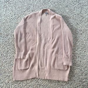 Aerie, Light pink cardigan, size medium
